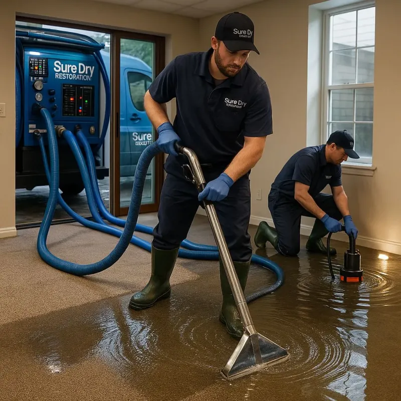 Water Extraction and Removal process in Quanah, TX